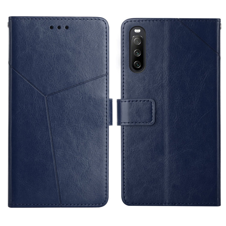 Y Stitching Horizontal Flip Leather Phone Case with Holder & Card Slots & Wallet & Photo Frame, For Sony Xperia 5 III, For Sony Xperia 10 III, For Sony Xperia Ace II