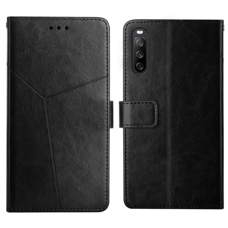 Y Stitching Horizontal Flip Leather Phone Case with Holder & Card Slots & Wallet & Photo Frame, For Sony Xperia 5 III, For Sony Xperia 10 III, For Sony Xperia Ace II