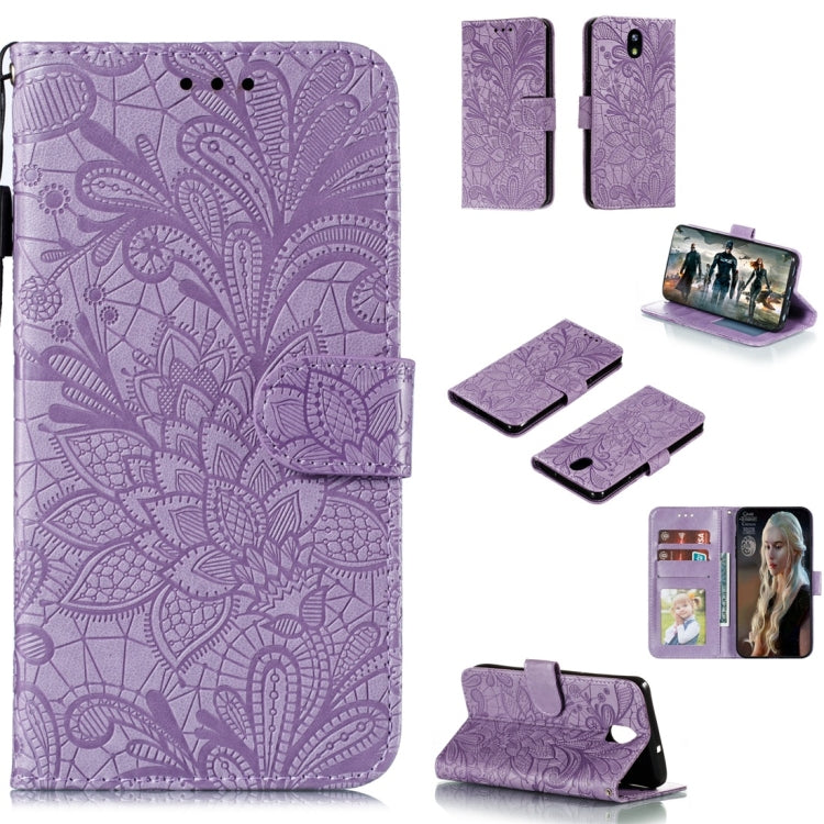 Lace Flower Horizontal Flip Leather Case with Holder & Card Slots & Wallet & Photo Frame, For LG K30, For Sony Xperia 5, For Nokia 7.2, For Huawei Honor Play 3, For Galaxy A70s