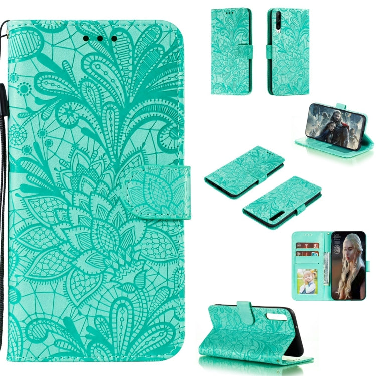 Lace Flower Horizontal Flip Leather Case with Holder & Card Slots & Wallet & Photo Frame, For LG K30, For Sony Xperia 5, For Nokia 7.2, For Huawei Honor Play 3, For Galaxy A70s