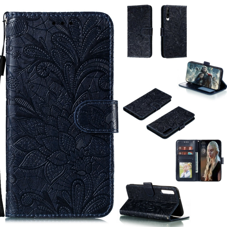 Lace Flower Horizontal Flip Leather Case with Holder & Card Slots & Wallet & Photo Frame, For LG K30, For Sony Xperia 5, For Nokia 7.2, For Huawei Honor Play 3, For Galaxy A70s