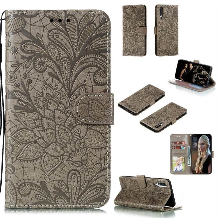 Lace Flower Horizontal Flip Leather Case with Holder & Card Slots & Wallet & Photo Frame, For LG K30, For Sony Xperia 5, For Nokia 7.2, For Huawei Honor Play 3, For Galaxy A70s