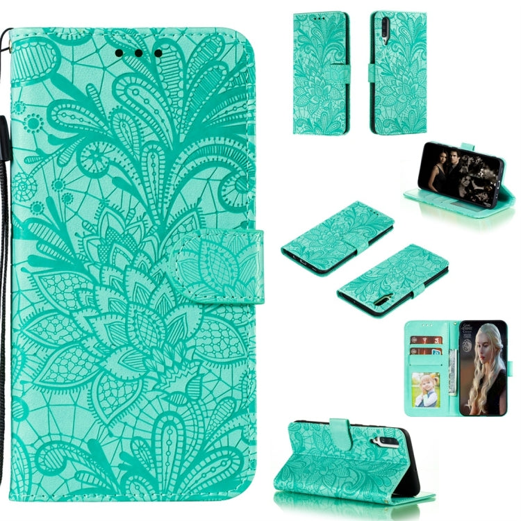 Lace Flower Horizontal Flip Leather Case with Holder & Card Slots & Wallet & Photo Frame, For LG K30, For Sony Xperia 5, For Nokia 7.2, For Huawei Honor Play 3, For Galaxy A70s