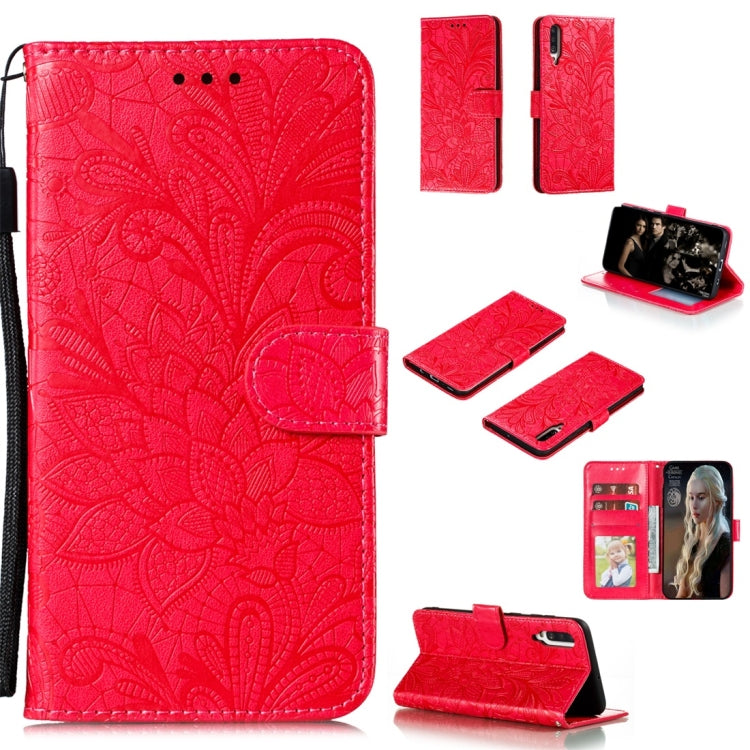 Lace Flower Horizontal Flip Leather Case with Holder & Card Slots & Wallet & Photo Frame, For LG K30, For Sony Xperia 5, For Nokia 7.2, For Huawei Honor Play 3, For Galaxy A70s