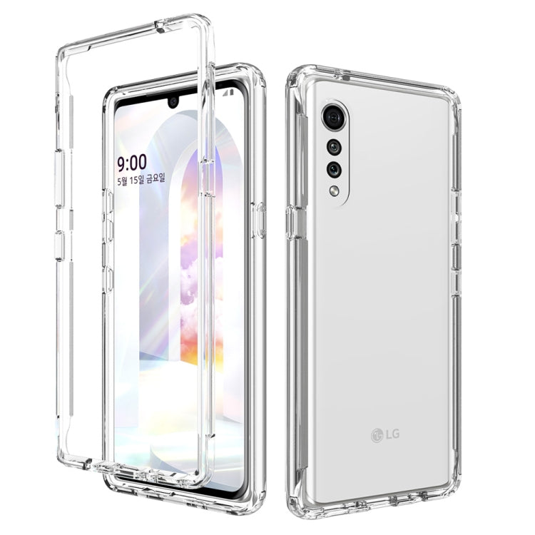 Shockproof High Transparency Two-color Gradual Change PC+TPU Candy Colors Phone Protective Case, For LG Velvet, For Motorola Moto G9 Play, For Motorola Moto G9 Plus, For Motorola Moto G9 Power, For Motorola Moto G30