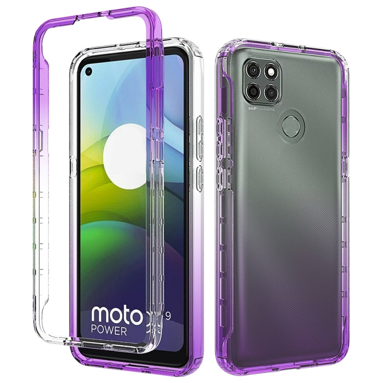 Shockproof High Transparency Two-color Gradual Change PC+TPU Candy Colors Phone Protective Case, For LG Velvet, For Motorola Moto G9 Play, For Motorola Moto G9 Plus, For Motorola Moto G9 Power, For Motorola Moto G30