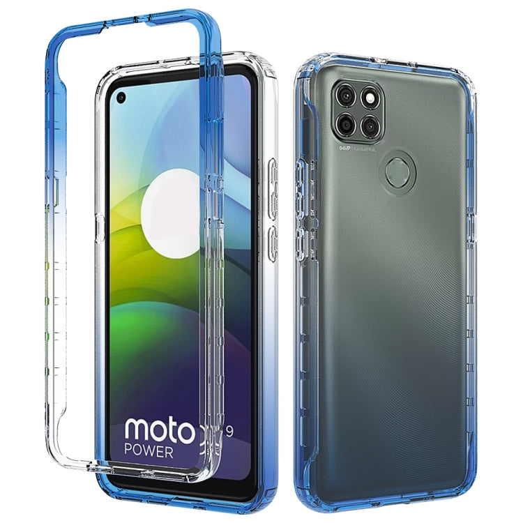 Shockproof High Transparency Two-color Gradual Change PC+TPU Candy Colors Phone Protective Case, For LG Velvet, For Motorola Moto G9 Play, For Motorola Moto G9 Plus, For Motorola Moto G9 Power, For Motorola Moto G30