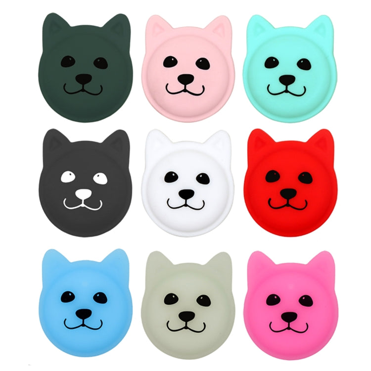 Cute Cartoon Pet Collar Anti-lost Tracker Silicone Case For AirTag, Serious Face, Naughty Smiley, Hanhan Smiley