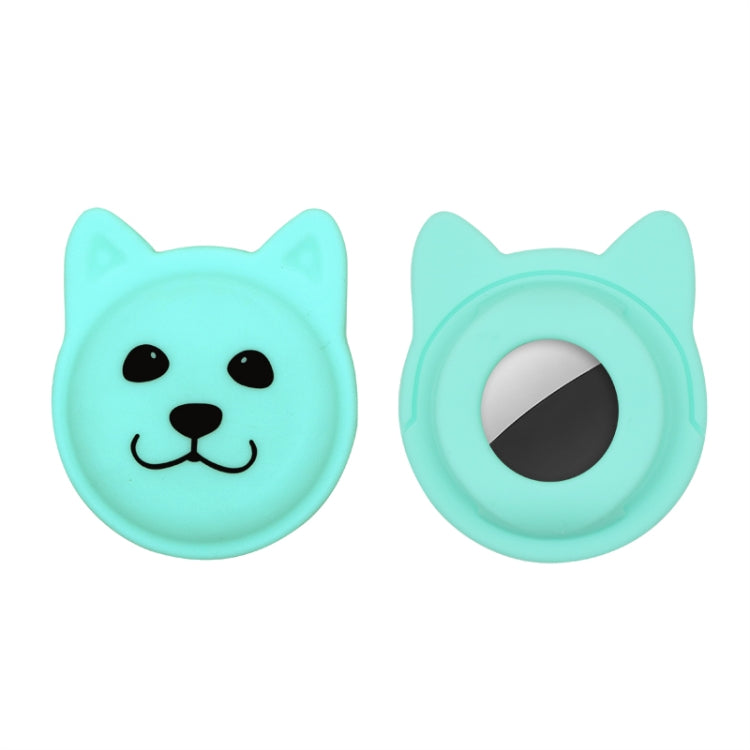 Cute Cartoon Pet Collar Anti-lost Tracker Silicone Case For AirTag, Serious Face, Naughty Smiley, Hanhan Smiley