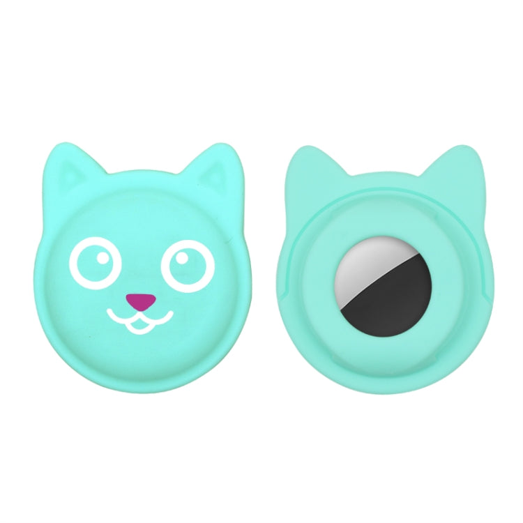 Cute Cartoon Pet Collar Anti-lost Tracker Silicone Case For AirTag, Serious Face, Naughty Smiley, Hanhan Smiley