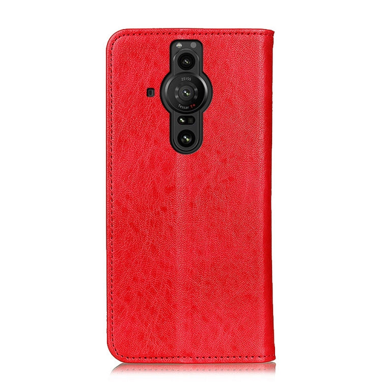 Magnetic Crazy Horse Texture Horizontal Flip Leather Phone Case with Holder & Card Slots & Wallet, For Sony Xperia Pro-I