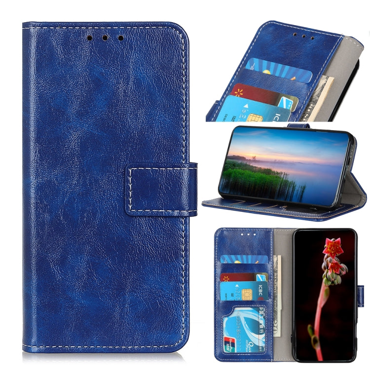 Retro Crazy Horse Texture Horizontal Flip Leather Phone Case with Holder & Card Slots & Photo Frame & Wallet, For Sony Xperia Pro-I