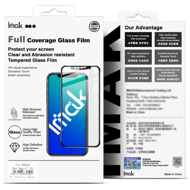 IMAK 9H Surface Hardness Full Screen Tempered Glass Film Pro+ Series, For Honor 50 Lite, For OnePlus 9RT 5G, For Xiaomi Redmi Note 11, For Xiaomi Redmi Note 11 Pro / Note 11 Pro+, For Motorola Moto E40, For Motorola Moto G31 / G41