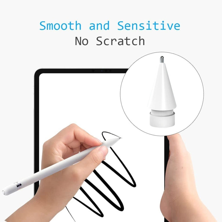 2 PCS Stylus Needle Tip For Apple Pencil 1 / 2, 2.0 Modified Round Pen Tip, 3.0 Extended Modified Pen Tip, 3.5 Standard Modified Pen Tip