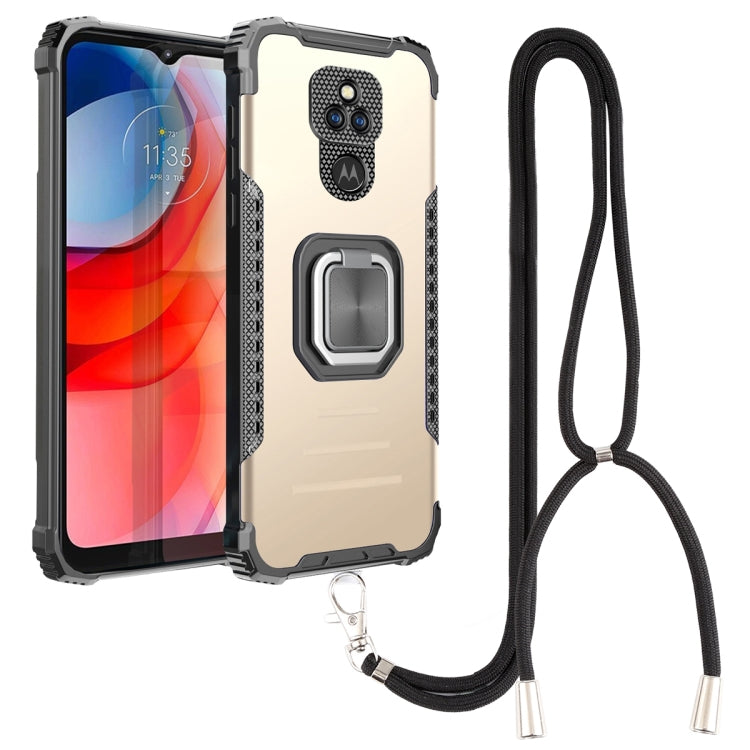 Aluminum Alloy + TPU Phone Case with Lanyard, For Motorola Moto G Play 2021, For Motorola Moto G Power 2021, For Motorola Moto G Stylus 2021, For Motorola Moto G9 / G9 Play / E7 Plus, For Xiaomi Poco X3 / X3 NFC, For Xiaomi Redmi 9C / Redmi 9 India