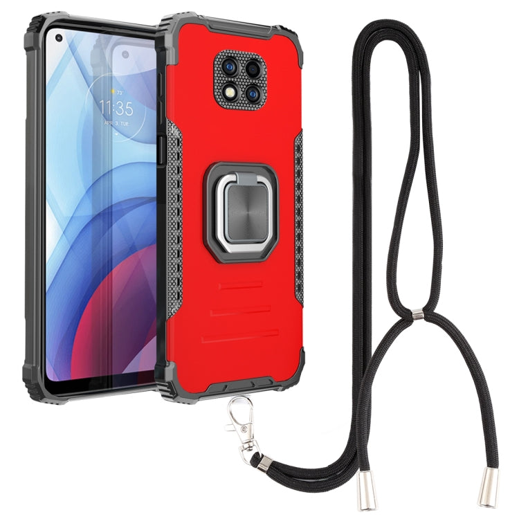 Aluminum Alloy + TPU Phone Case with Lanyard, For Motorola Moto G Play 2021, For Motorola Moto G Power 2021, For Motorola Moto G Stylus 2021, For Motorola Moto G9 / G9 Play / E7 Plus, For Xiaomi Poco X3 / X3 NFC, For Xiaomi Redmi 9C / Redmi 9 India