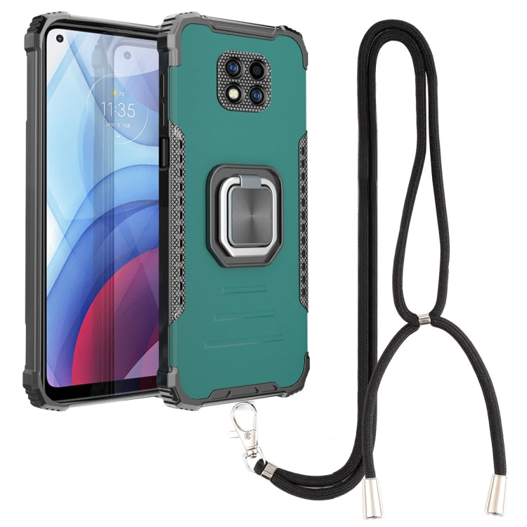 Aluminum Alloy + TPU Phone Case with Lanyard, For Motorola Moto G Play 2021, For Motorola Moto G Power 2021, For Motorola Moto G Stylus 2021, For Motorola Moto G9 / G9 Play / E7 Plus, For Xiaomi Poco X3 / X3 NFC, For Xiaomi Redmi 9C / Redmi 9 India