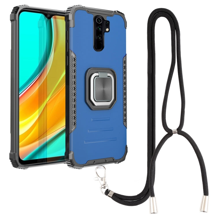 Aluminum Alloy + TPU Phone Case with Lanyard, For Xiaomi Redmi 9 / Redmi 10X, For Xiaomi Redmi Note 8, For Xiaomi Redmi Note 8 Pro, For Xiaomi Redmi Note 9S / Note 9 Pro, For Xiaomi Redmi Note 10 4G / Note 10S