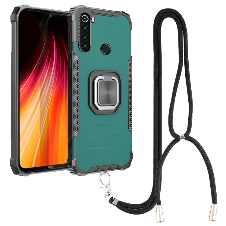 Aluminum Alloy + TPU Phone Case with Lanyard, For Xiaomi Redmi 9 / Redmi 10X, For Xiaomi Redmi Note 8, For Xiaomi Redmi Note 8 Pro, For Xiaomi Redmi Note 9S / Note 9 Pro, For Xiaomi Redmi Note 10 4G / Note 10S