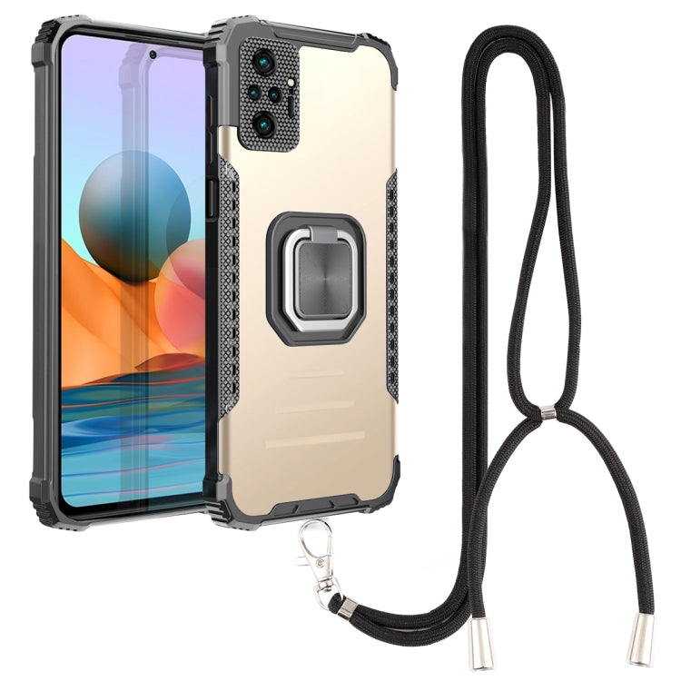 Aluminum Alloy + TPU Phone Case with Lanyard, For Xiaomi Redmi 9 / Redmi 10X, For Xiaomi Redmi Note 8, For Xiaomi Redmi Note 8 Pro, For Xiaomi Redmi Note 9S / Note 9 Pro, For Xiaomi Redmi Note 10 4G / Note 10S