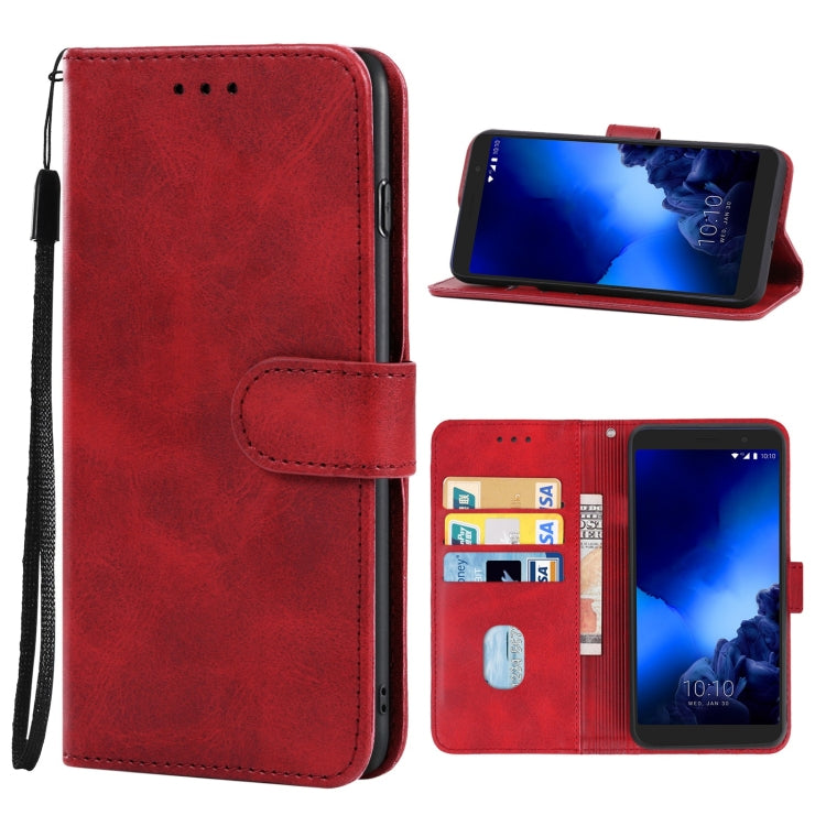 Leather Phone Case, For  Alcatel 1x Fingerprint Version, For Alcatel 1x, For Alcatel 3 2018, For Alcatel 3C 2018, For Alcatel Tetra, For Alcatel 7, For Asus Zenfone Max Pro ZB602KL, For BQ Aquaris C