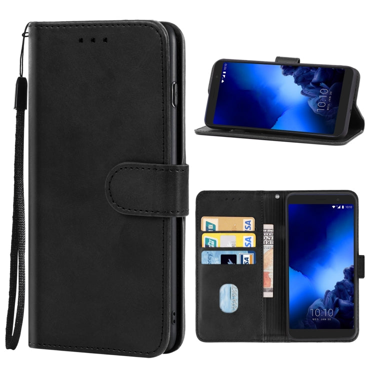 Leather Phone Case, For  Alcatel 1x Fingerprint Version, For Alcatel 1x, For Alcatel 3 2018, For Alcatel 3C 2018, For Alcatel Tetra, For Alcatel 7, For Asus Zenfone Max Pro ZB602KL, For BQ Aquaris C