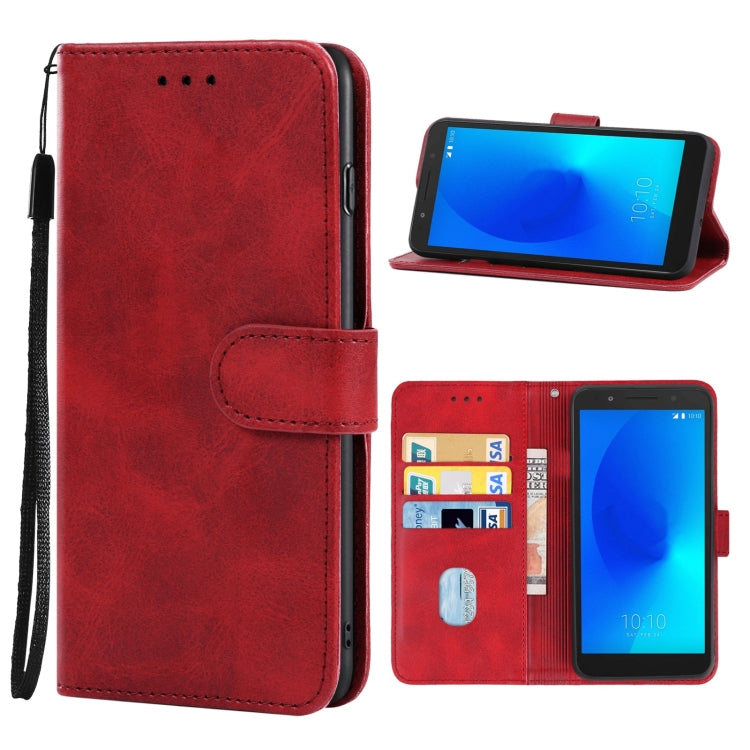 Leather Phone Case, For  Alcatel 1x Fingerprint Version, For Alcatel 1x, For Alcatel 3 2018, For Alcatel 3C 2018, For Alcatel Tetra, For Alcatel 7, For Asus Zenfone Max Pro ZB602KL, For BQ Aquaris C