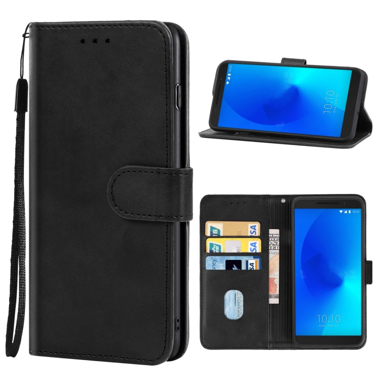 Leather Phone Case, For  Alcatel 1x Fingerprint Version, For Alcatel 1x, For Alcatel 3 2018, For Alcatel 3C 2018, For Alcatel Tetra, For Alcatel 7, For Asus Zenfone Max Pro ZB602KL, For BQ Aquaris C