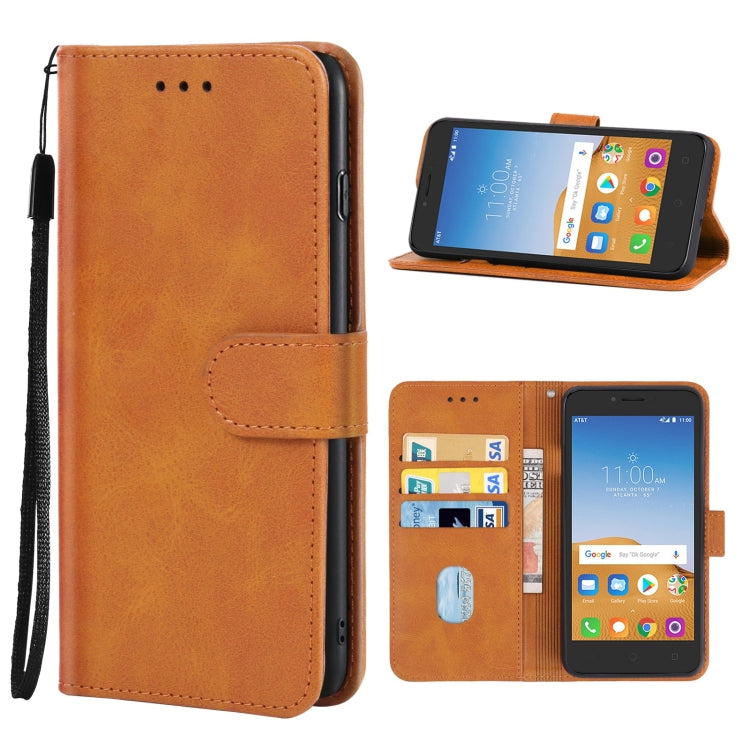 Leather Phone Case, For  Alcatel 1x Fingerprint Version, For Alcatel 1x, For Alcatel 3 2018, For Alcatel 3C 2018, For Alcatel Tetra, For Alcatel 7, For Asus Zenfone Max Pro ZB602KL, For BQ Aquaris C