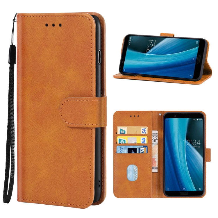 Leather Phone Case, For LG K9, For Meizu M10, For OUKITEL K9, For Samsung Galaxy A9 Pro 2019, For Sharp Aquos Sense 3 Plus, For TCL 10 Pro, For Tecno POP 3, For Tecno Pouvoir 4