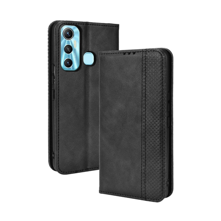 Magnetic Buckle Retro Texture Leather Phone Case, For vivo S10e / V23e 4G / 5G, For vivo Y15s 2021 / Y15a, For Infinix Hot 11, For Infinix Note 11 Pro, For Doogee S96 Pro, For Nokia X100 / X10 / X20, For Oukitel K9 Pro, For Ulefone Armor 8