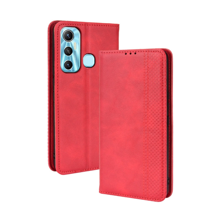 Magnetic Buckle Retro Texture Leather Phone Case, For vivo S10e / V23e 4G / 5G, For vivo Y15s 2021 / Y15a, For Infinix Hot 11, For Infinix Note 11 Pro, For Doogee S96 Pro, For Nokia X100 / X10 / X20, For Oukitel K9 Pro, For Ulefone Armor 8