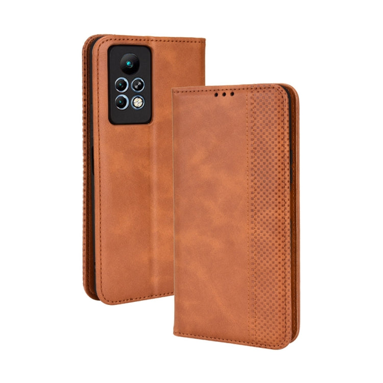 Magnetic Buckle Retro Texture Leather Phone Case, For vivo S10e / V23e 4G / 5G, For vivo Y15s 2021 / Y15a, For Infinix Hot 11, For Infinix Note 11 Pro, For Doogee S96 Pro, For Nokia X100 / X10 / X20, For Oukitel K9 Pro, For Ulefone Armor 8