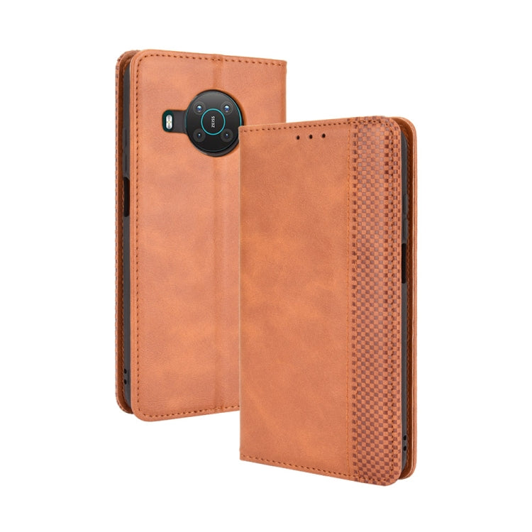 Magnetic Buckle Retro Texture Leather Phone Case, For vivo S10e / V23e 4G / 5G, For vivo Y15s 2021 / Y15a, For Infinix Hot 11, For Infinix Note 11 Pro, For Doogee S96 Pro, For Nokia X100 / X10 / X20, For Oukitel K9 Pro, For Ulefone Armor 8