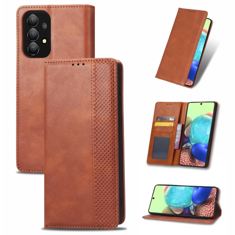 Magnetic Buckle Retro Texture Leather Phone Case, For Samsung Galaxy A73 5G, For Samsung Galaxy A03 Core, For Samsung Galaxy S22 Ultra 5G, For Sharp Aquos Wish, For Xiaomi 12, For OnePlus 10 Pro 5G, For Umidigi A11s, For ZTE Libero 5G II