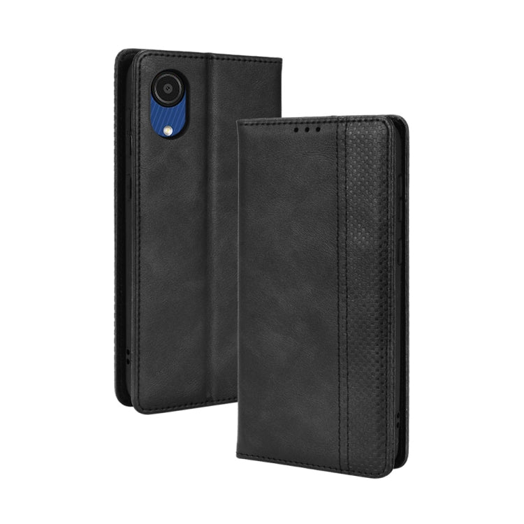 Magnetic Buckle Retro Texture Leather Phone Case, For Samsung Galaxy A73 5G, For Samsung Galaxy A03 Core, For Samsung Galaxy S22 Ultra 5G, For Sharp Aquos Wish, For Xiaomi 12, For OnePlus 10 Pro 5G, For Umidigi A11s, For ZTE Libero 5G II