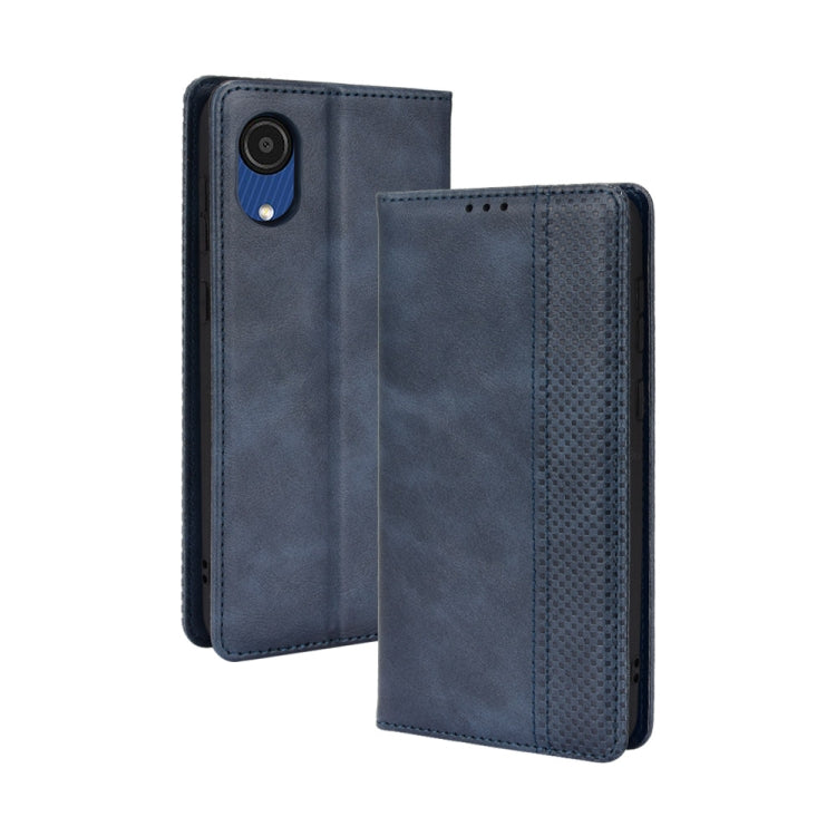 Magnetic Buckle Retro Texture Leather Phone Case, For Samsung Galaxy A73 5G, For Samsung Galaxy A03 Core, For Samsung Galaxy S22 Ultra 5G, For Sharp Aquos Wish, For Xiaomi 12, For OnePlus 10 Pro 5G, For Umidigi A11s, For ZTE Libero 5G II