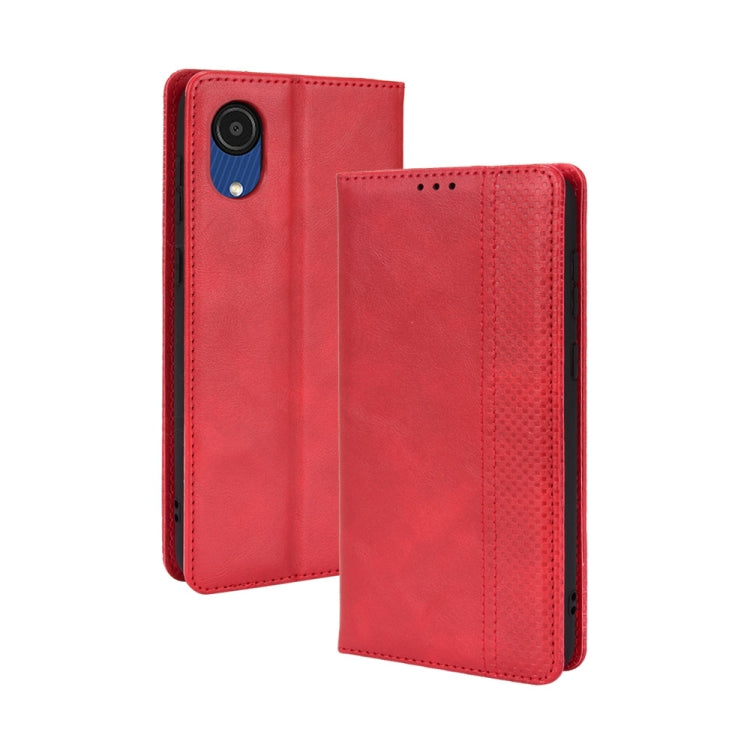 Magnetic Buckle Retro Texture Leather Phone Case, For Samsung Galaxy A73 5G, For Samsung Galaxy A03 Core, For Samsung Galaxy S22 Ultra 5G, For Sharp Aquos Wish, For Xiaomi 12, For OnePlus 10 Pro 5G, For Umidigi A11s, For ZTE Libero 5G II