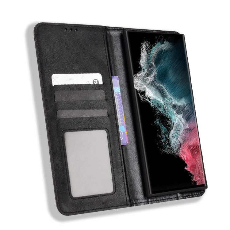 Magnetic Buckle Retro Texture Leather Phone Case