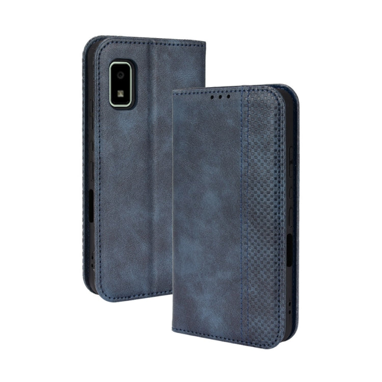 Magnetic Buckle Retro Texture Leather Phone Case