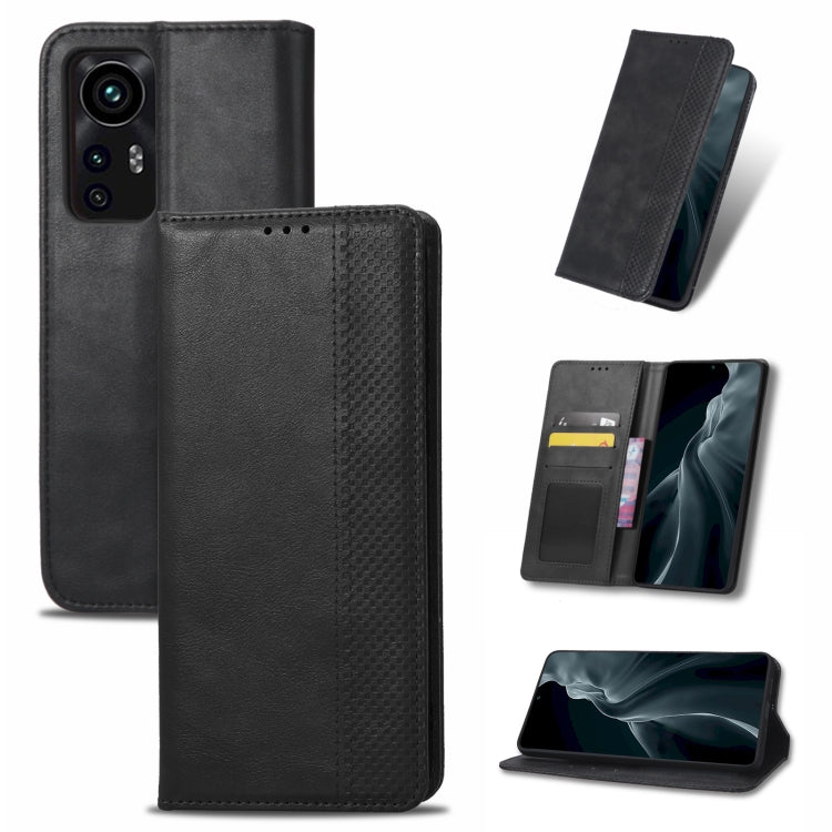 Magnetic Buckle Retro Texture Leather Phone Case
