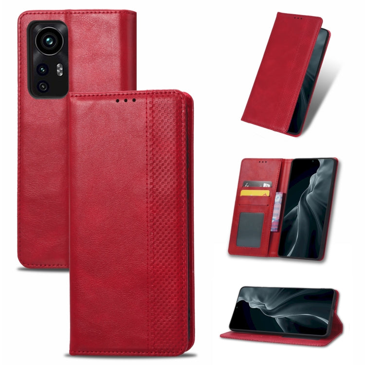 Magnetic Buckle Retro Texture Leather Phone Case