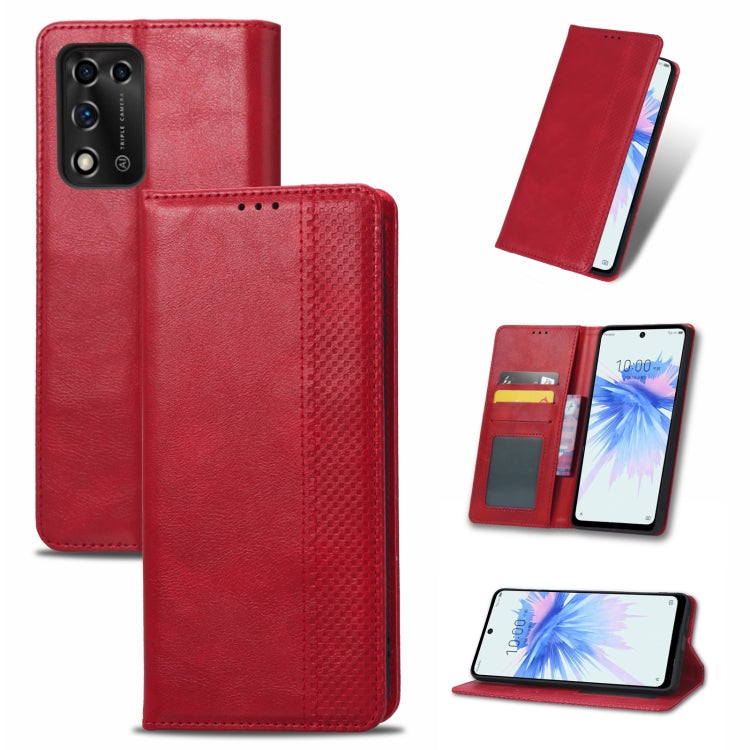 Magnetic Buckle Retro Texture Leather Phone Case, For Samsung Galaxy A73 5G, For Samsung Galaxy A03 Core, For Samsung Galaxy S22 Ultra 5G, For Sharp Aquos Wish, For Xiaomi 12, For OnePlus 10 Pro 5G, For Umidigi A11s, For ZTE Libero 5G II