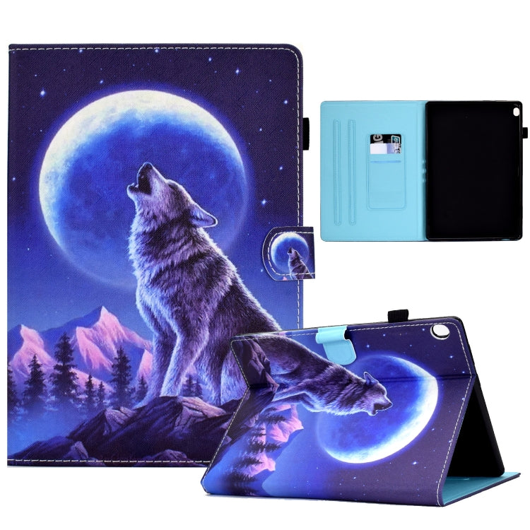 Sewing Pen Slot Leather Tablet Case, For Lenovo Tab M10, For Lenovo Tab M10 HD 2ND X306X, For Lenovo Tab M10 Plus