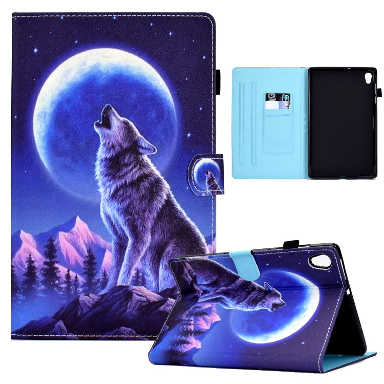 Sewing Pen Slot Leather Tablet Case, For Lenovo Tab M10, For Lenovo Tab M10 HD 2ND X306X, For Lenovo Tab M10 Plus