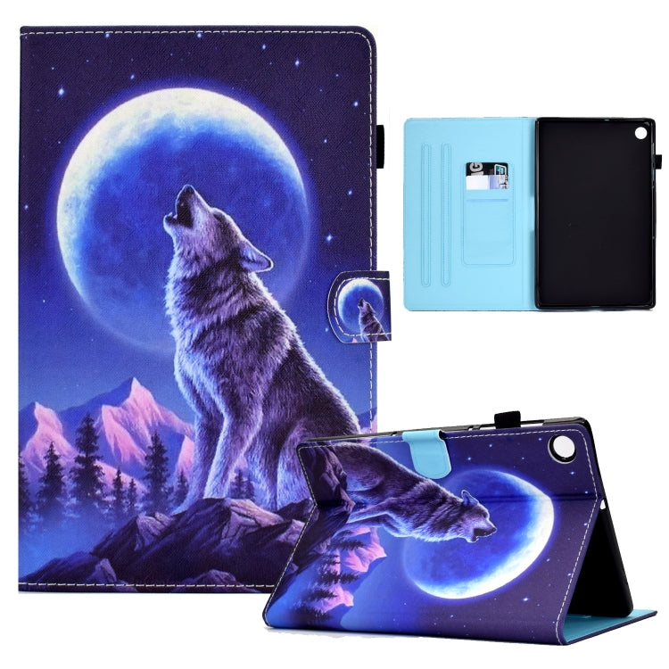 Sewing Pen Slot Leather Tablet Case, For Lenovo Tab M10, For Lenovo Tab M10 HD 2ND X306X, For Lenovo Tab M10 Plus