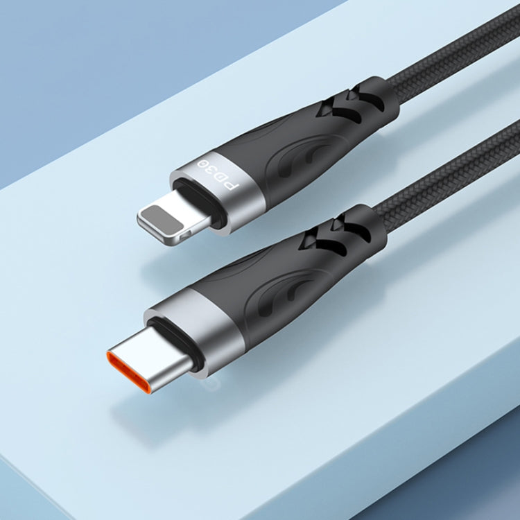 ADC-008 30W USB-C / Type-C to 8 Pin Fast Charge Data Cable, 1m, 2m