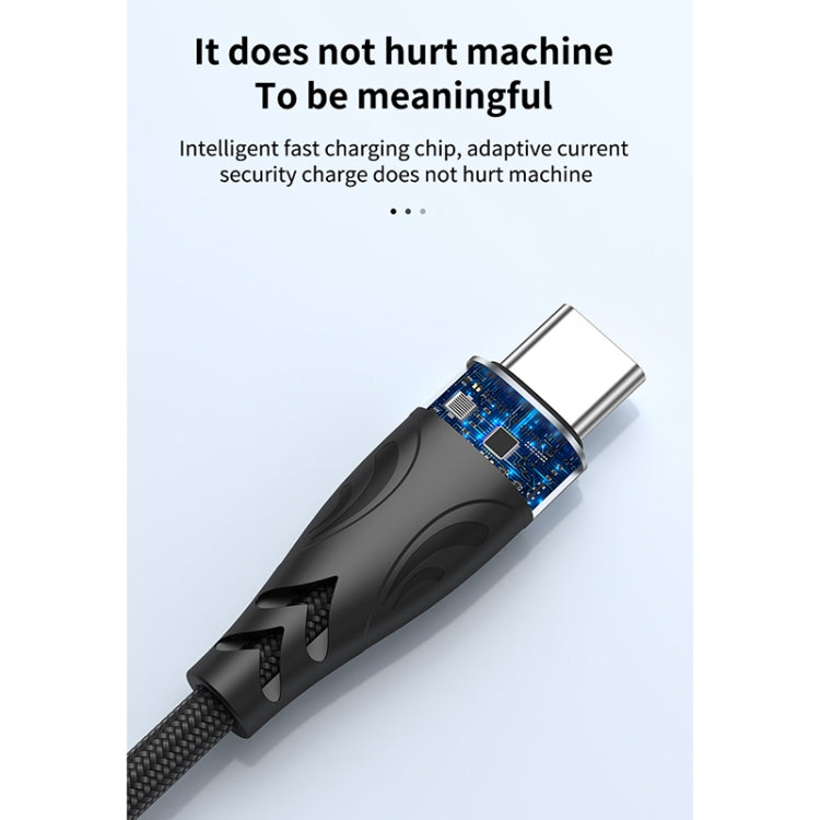 ADC-008 2 in 1 PD 30W USB + USB-C / Type-C to 8 Pin Flash Charge Data Cable, 8 Pin