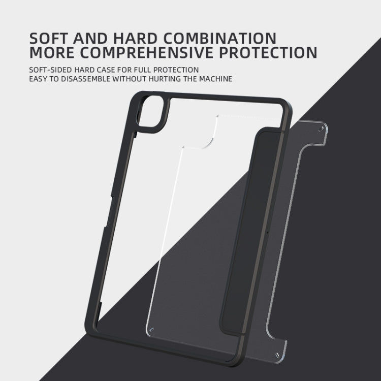 Magnetic Split Leather Smart Tablet Case, For iPad Air 2022 / 2020 10.9, For iPad Pro 11 2018, For iPad Pro 11 2020, For iPad Pro 11 2022 / 2021, For iPad Pro 12.9 2018, For iPad Pro 12.9 2020