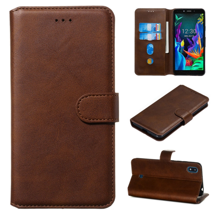 Classic Calf Texture Horizontal Flip PU Leather Case, with Holder & Card Slots & Wallet, For Motorola Moto G8 Plus, For Motorola Moto G8 Play / One Macro, For LG K20 (2019), For LG W30, For LG W10, For Nokia 6.2 / Nokia 7.2